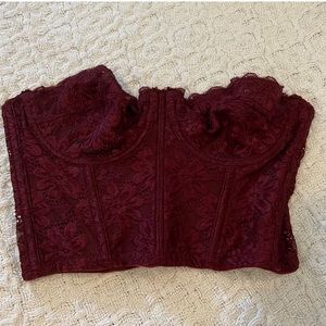 NWOT urban outfitters lace corset top